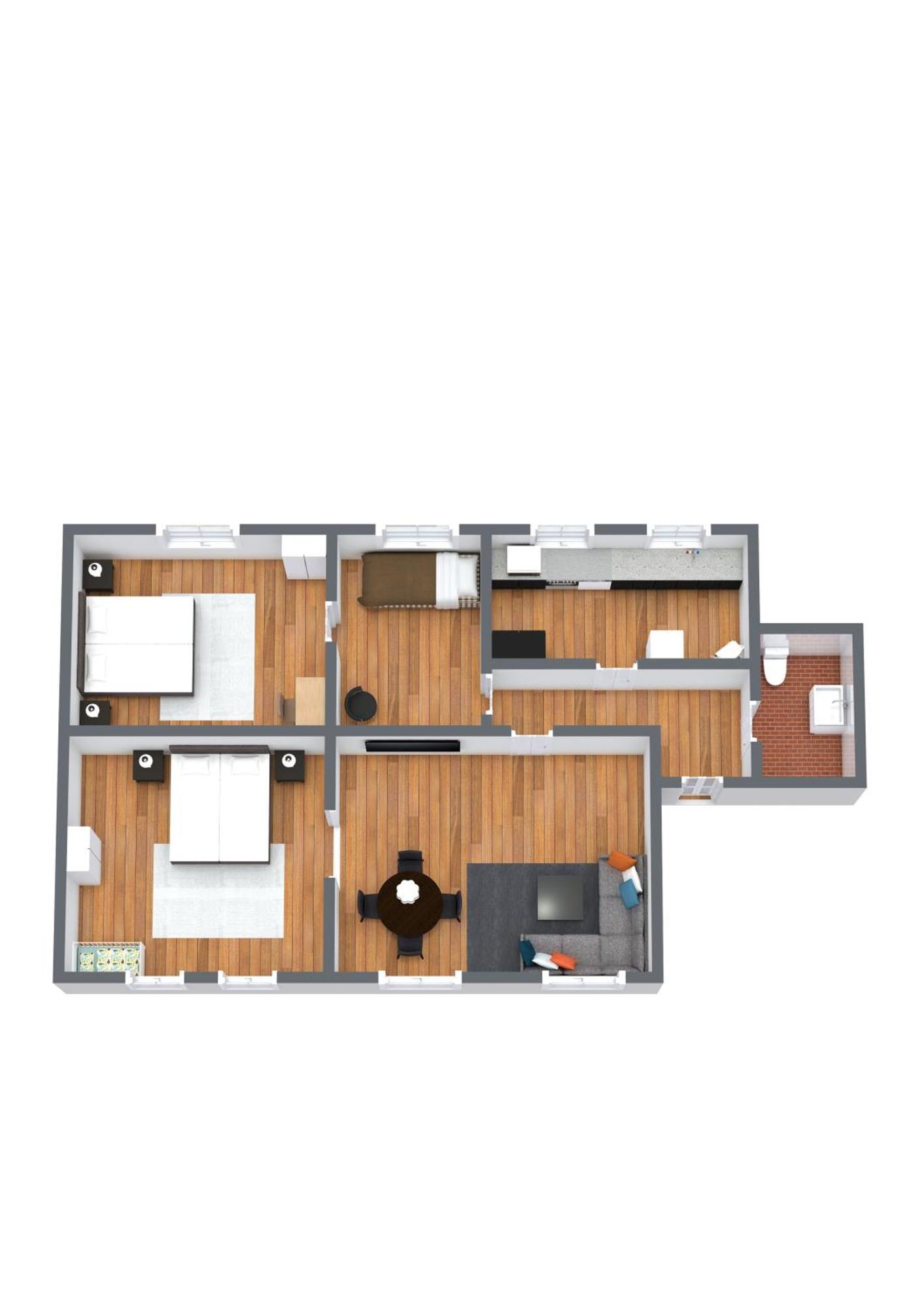 Spacious Scandinavian 3br In Vibrant Area Leilighet
